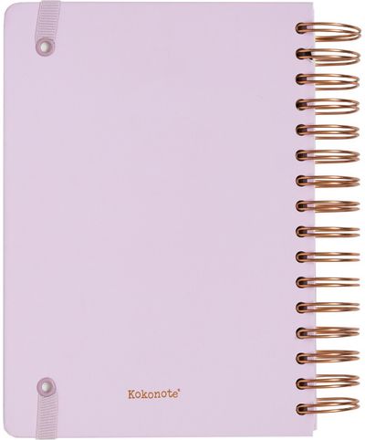 Mokslo knyga LILAC SUNSET 2022/2023 A5 12 mėn. (2022 rupg.- 2023 liepa). diena p