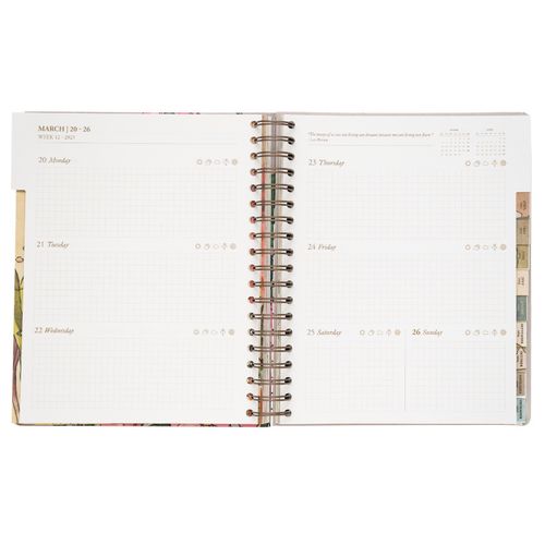 Darbo knyga FLOWERS BY HANNAH 2022/2023 17 mėn., savaitė (2022