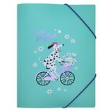 Aplankas plastikinis BONJOUR BABE su guma, A4