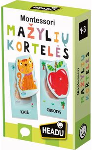 Lavinamosios MAŽYLIO kortelės HEADU Montessori, lietuvių kalba