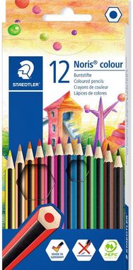 Spalvoti pieštukai STAEDTLER NORIS COLOUR, 12 spalvų