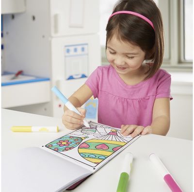 Spalvinimo kortelių rinkinys su flomasteriais MELISSA&DOUG MAGICOLOUR draugai ir linksmybės