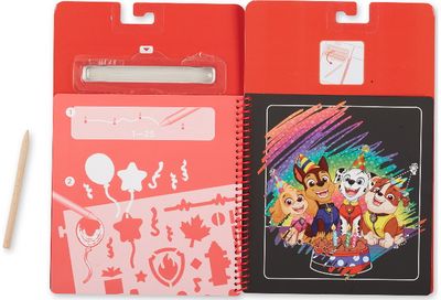 Kūrybinis rinkinys MELISSA&DOUG Paw Patrol Scratch Art Pad Marshall
