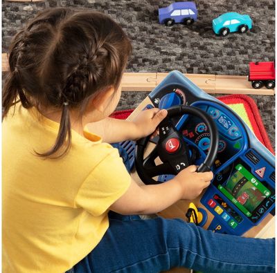 Žaislas vairas ir prietaisų skydelis MELISSA&DOUG su garsu