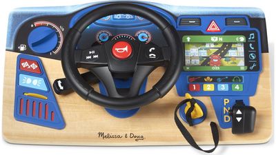 Žaislas vairas ir prietaisų skydelis MELISSA&DOUG su garsu