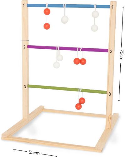 Kamuoliukų sukimo kopėtėlės BS TOYS 77 cm.