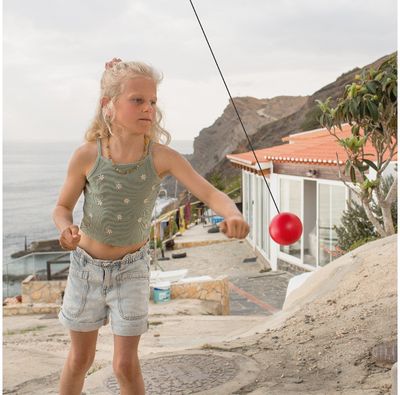 Žaislas mušinėjamas kamuoliukas and durų staktos BS TOYS Click& Play Doorway bal l