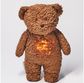 Migdukas MOONIE Organic Humming Bear su naktine lempa ir raminančiu garsu Carame l