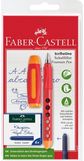 Plunksnakotis Faber-Castell SCRIBOLINO L + 6 kapsulės, įv.spalvų (bl)