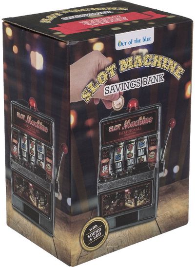 Taupyklė SLOT MACHINE su LED, 19x13,5 cm