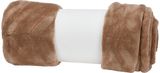 Pledas BRUSHED BROWN FLANNEL, 160x130 cm