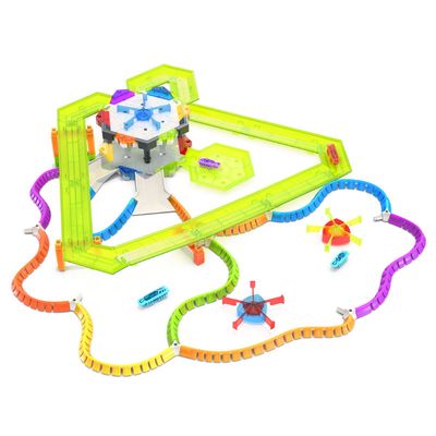 Robotų ir trasos rinkinys HEXBUG Nano Flash Nanoplex Habitat, pridėtos baterijos