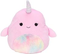 Pliušinis žaislas SQUISHMALLOWS rožinis narvalas 30 cm W8A