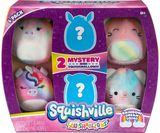 Pliušinių žaislų rinkinys SQUISHMALLOWS 6 vnt., įv. rūšys