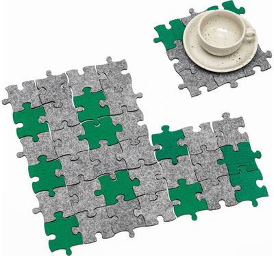 Veltinio padėkliukai KIDS PUZZLE, 42vnt. 5x7 cm