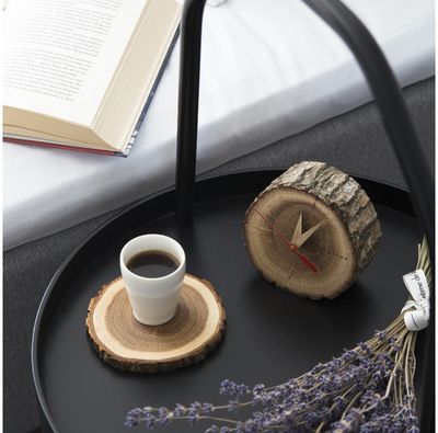 Dovanų rinkinys TREE 4 COFFEE (padėkliukai+puodeliai+šaukšteliai), 31,7x15x7x5,3 cm