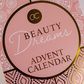 Kosmetikos advento kalendorius BEAUTY DREAMS, 21,5x6x25,5 cm