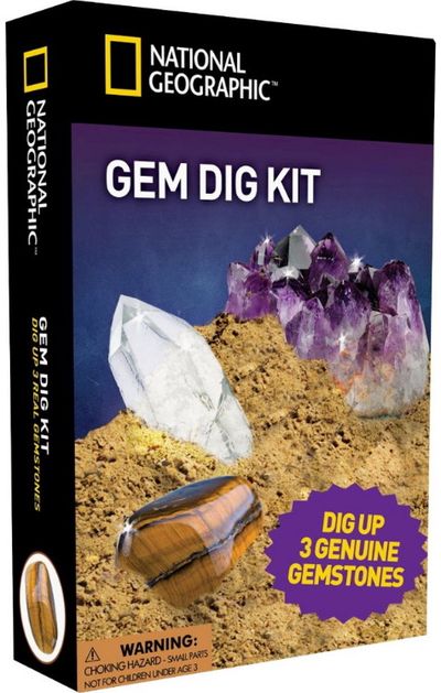 Kasinėjimo rinkinys NATIONAL GEOGRAPHIC Gemstone Dig Kit