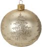 Stiklinis eglutės burbulas XMAS TREE GOLD, 6 cm