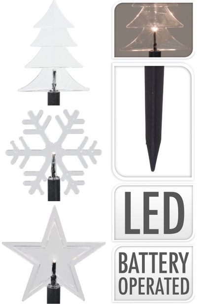 Dekoracinė lempa GROUND su LED, 37 cm