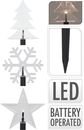 Dekoracinė lempa GROUND su LED, 37 cm