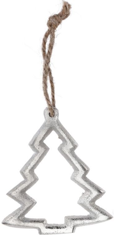 Kalėdinė pakabinama dekoracija SILVER, 10 cm