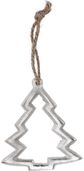 Kalėdinė pakabinama dekoracija SILVER, 10 cm