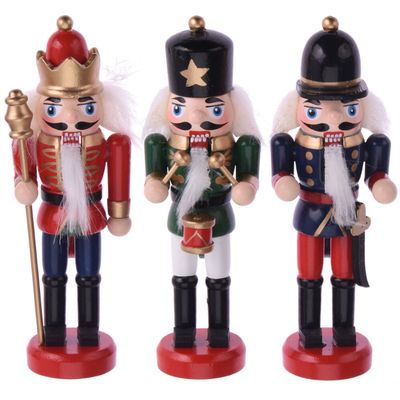 Eglutės dekoracijos NUTCRACKER, 12 cm, 3 vnt.