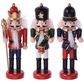 Eglutės dekoracijos NUTCRACKER, 12 cm, 3 vnt.