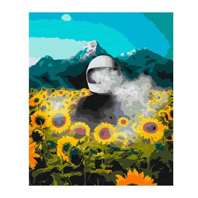 Tapyba pagal skaičius KOSMINĖ ŽEMĖ