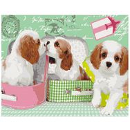 Tapyba pagal skaičius: MIELI ŠUNIUKAI LAGAMINE