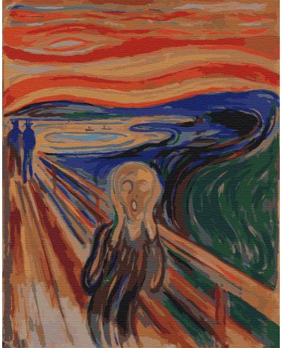 Tapyba pagal skaičius Edvardas Munkas "