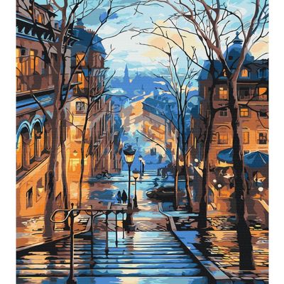 Tapyba pagal skaičius VAKARINIS MIESTAS