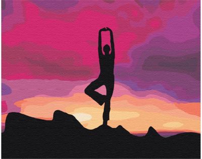 Tapyba pagal skaičius MEDITACIJA SAULĖL