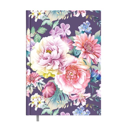 Darbo knyga A5 WEEK 2023, flowers Pegasas