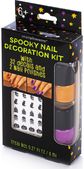 Nagų dekoravimo rinkinys SPOOKY NAIL (nagų lakai+lipdukai)