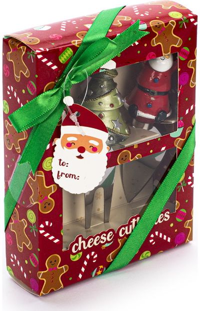 Stalo įrankiai sūriui XMAS CHEESE, 3vnt. C