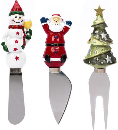 Stalo įrankiai sūriui XMAS CHEESE, 3vnt. C