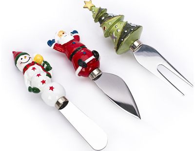 Stalo įrankiai sūriui XMAS CHEESE, 3vnt. C
