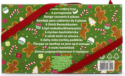 Padėkliukai stalo įrankių serviravimui XMAS, 6vnt.