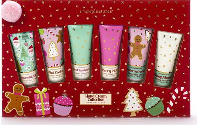 Rankų kremų rinkinys XMAS, 6x30 ml