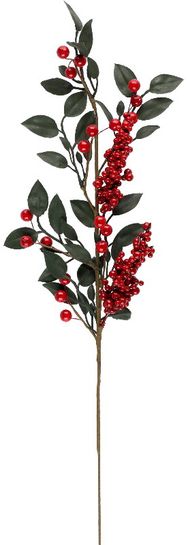 Dekoratyvinė šakelė WINTERIA BERRIES, 65 cm