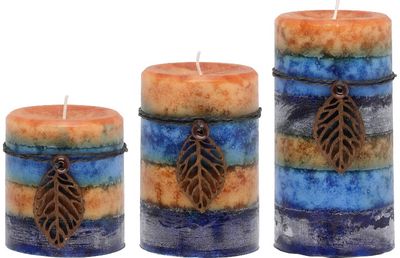 Kvapnių žvakių rinkinys MOCO BAMBOO, 3vnt