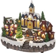 Kalėdinė dekoracija XMAS VILLAGE, su LED