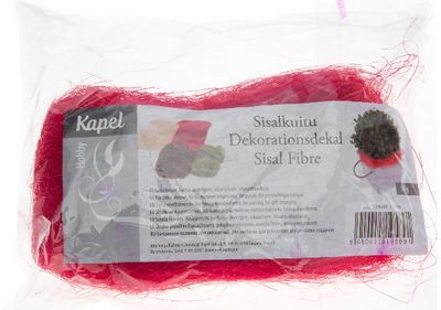 Sizalio pluoštas dovanoms pakuoti, įv.spalvos, 50g