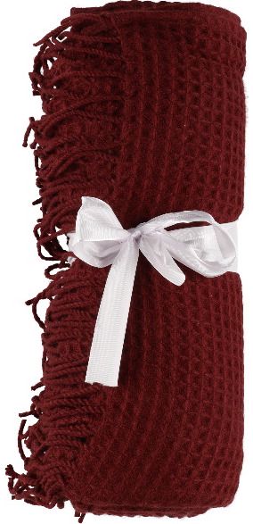 Pledas WAFFLE BORDO, 127x152 cm