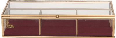 Papuošalų dėžutė GOLD/RED