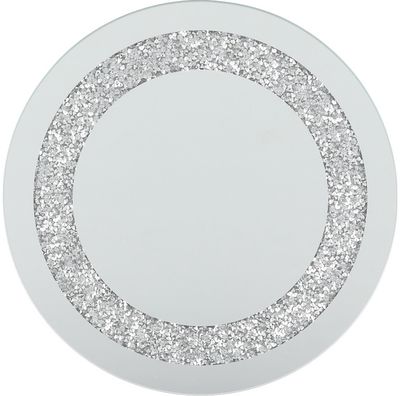 Žvakidė-padėklas BLING SILVER, 20 cm