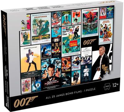 Dėlionė JAMES BOND Movie Poster 1000 pieces det.
