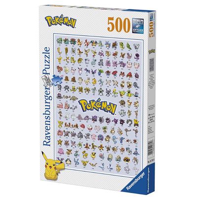 Dėlionė RAVENSBURGER Pokemon Original 151 500 det.